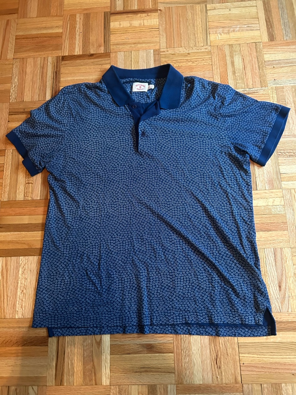 Brooks Brothers polo shirt size XL vintage pattern knit